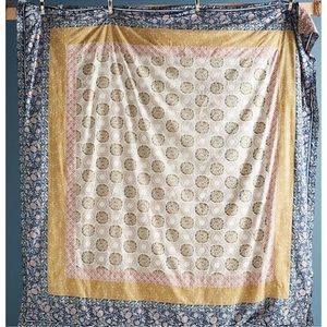 Anthropologie Meguro Queen Duvet Cover and 2 Shams Set